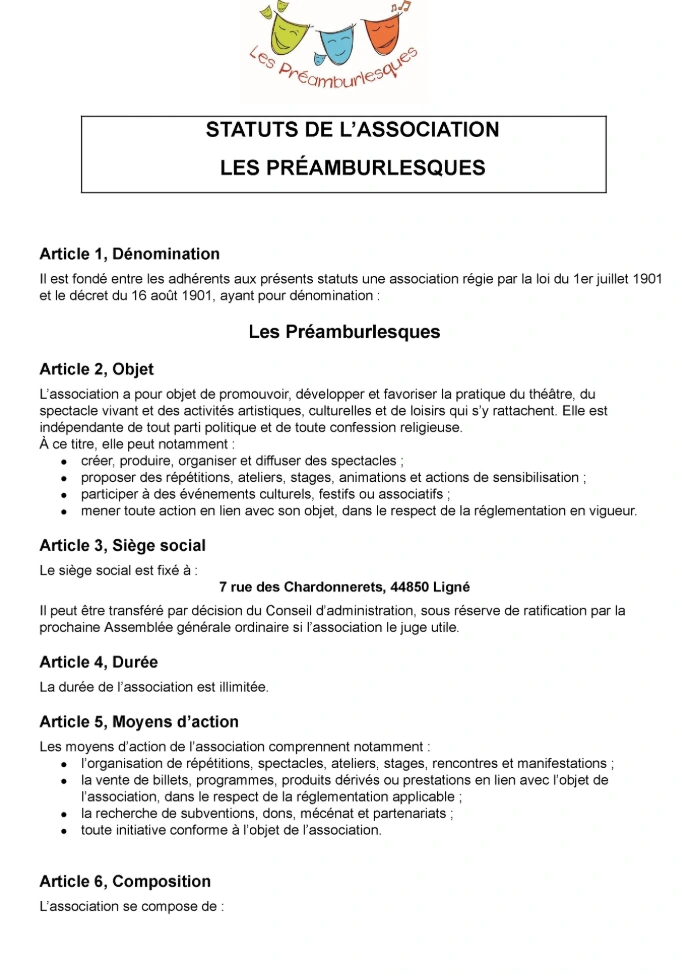 image cliquable pour obtenir les statuts de l'association